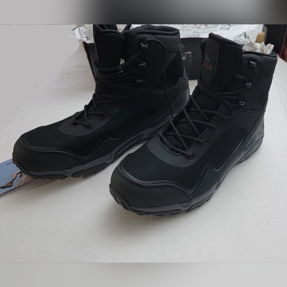 NORTIV 8 Men's Wide Waterproof Hiking Boots Outdoor Mid Trekking Backpacking 12 - Picture 7 of 10